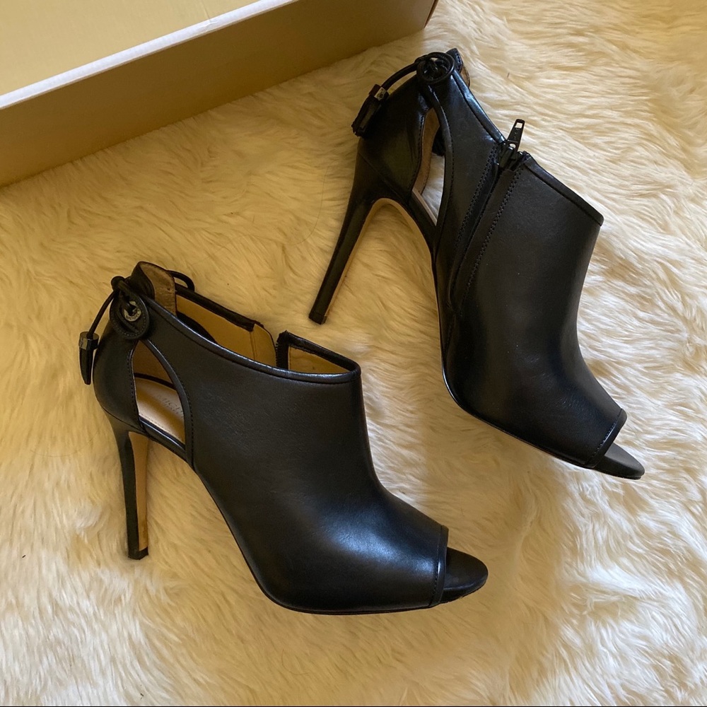 Michael Kors Black Leather Jennings Bootie